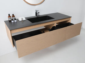 OSLO 60” WHITEWASH/WHITEWASH BATHROOM VANITY