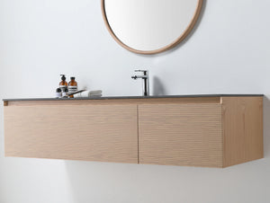 OSLO 60” WHITEWASH/WHITEWASH BATHROOM VANITY