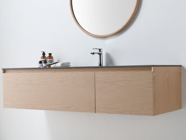 OSLO 60” WHITEWASH/WHITEWASH BATHROOM VANITY