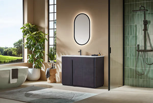 PARMA 48” NATURAL TEAK/ESPRESSO OAK BATHROOM VANITY