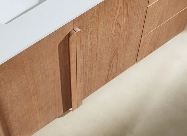 PARMA 48” NATURAL TEAK/ESPRESSO OAK BATHROOM VANITY