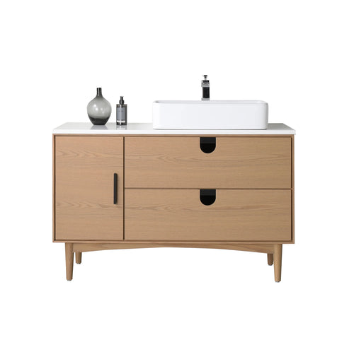 TOCADOR DE BAÑO PORTREE DE 48” EN NOGAL