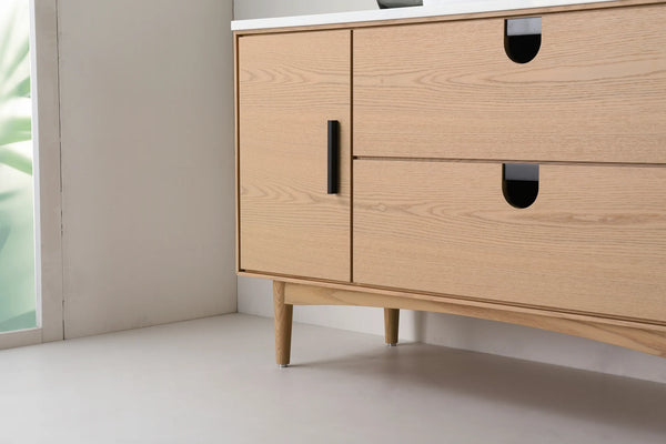 TOCADOR DE BAÑO PORTREE DE 48” EN NOGAL