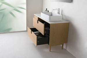 TOCADOR DE BAÑO PORTREE DE 48” EN NOGAL
