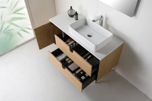 TOCADOR DE BAÑO PORTREE DE 48” EN NOGAL
