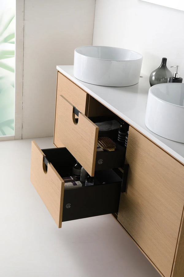 TOCADOR DE BAÑO PORTREE DE 60” EN NOGAL