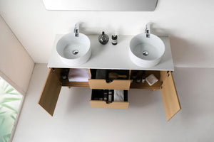 TOCADOR DE BAÑO PORTREE DE 60” EN NOGAL