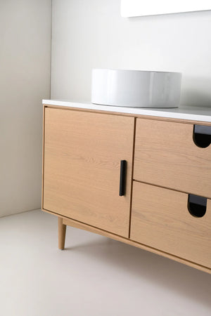 TOCADOR DE BAÑO PORTREE DE 72” EN NOGAL
