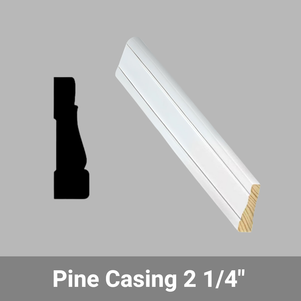 Revestimiento de pino de 2 1/4"