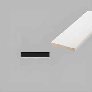 Primed MDF RIP  11/16" x 1-1/2" x 16ft