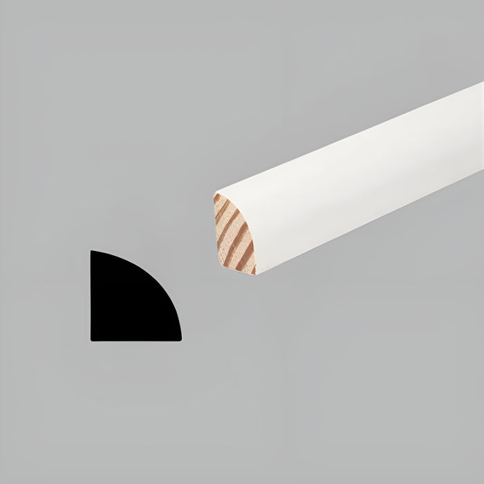 Primed Shoe Molding 7/6" x 3/4" x 16ft