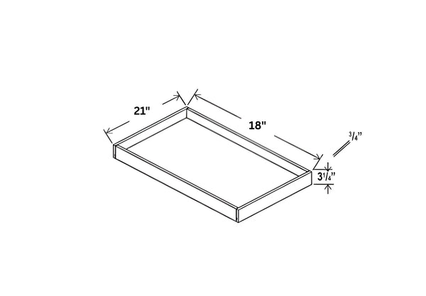 Smokey Ash- Roll Out Tray - Fits B18