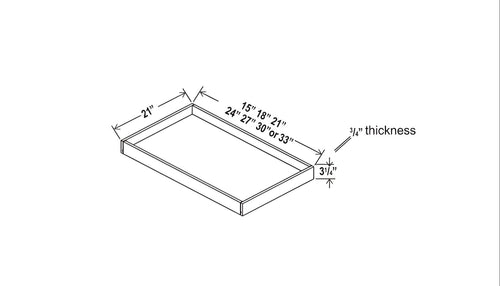 Iron Black Roll Out Tray