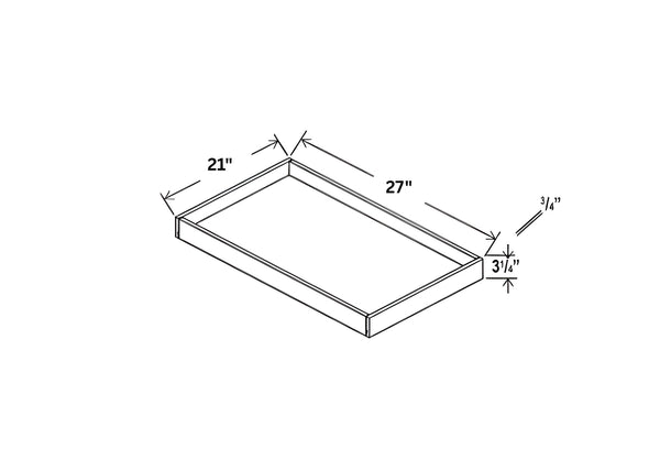 Smokey Ash- Roll Out Tray - Fits B27