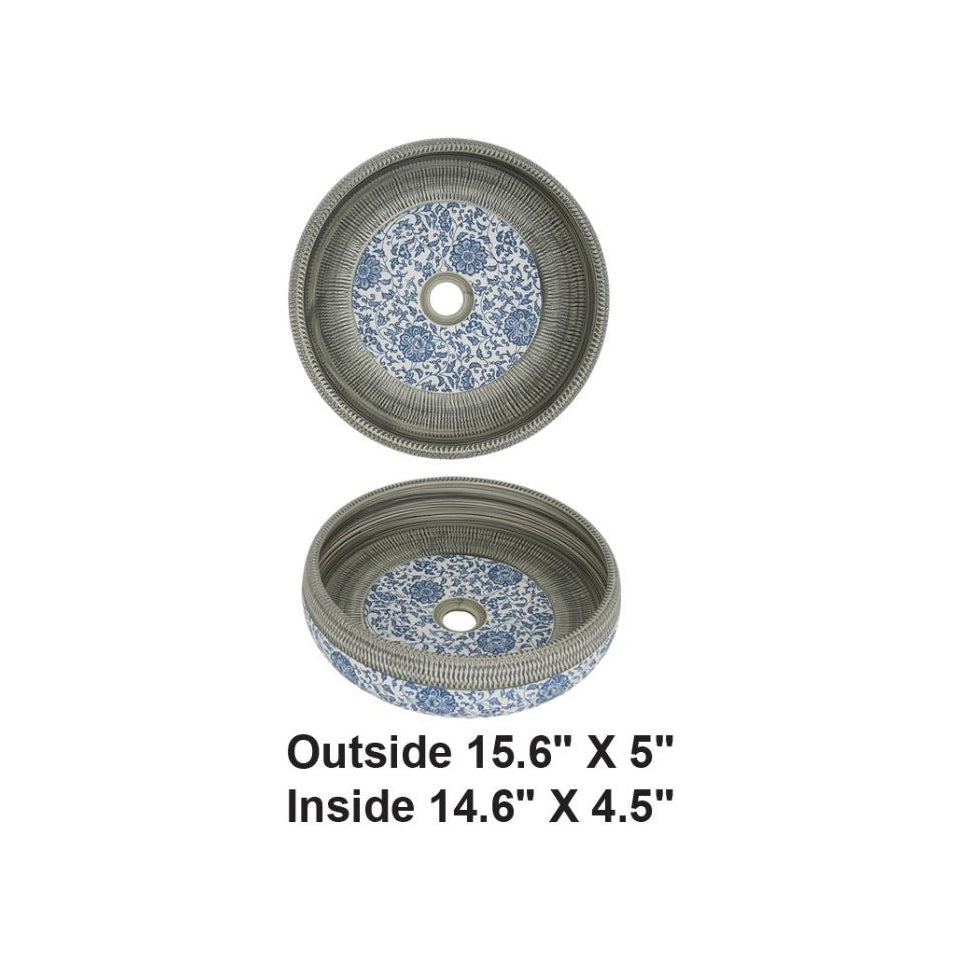 AD-S1-Vessel Round Ceramic Sink