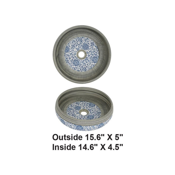 AD-S1-Vessel Round Ceramic Sink