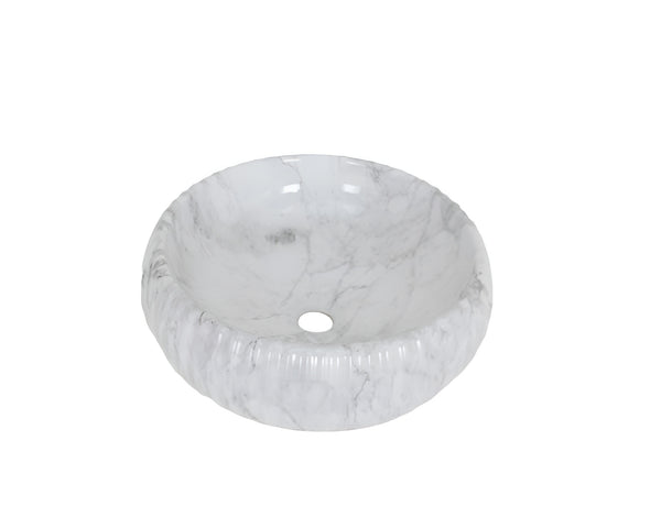 AD-S4-Vessel Round Ceramic Sink