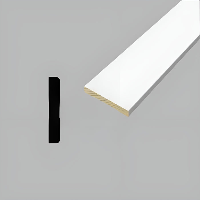 Primed Pine Flat 3/4'' x5 1/2'' x16 ft
