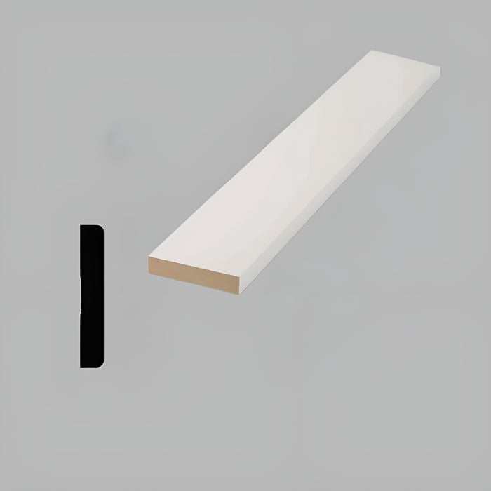 Primed Pine Flat 9/16" x 3-1/2" x 16 ft