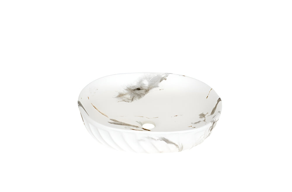 AD-S6-Vessel Oval Ceramic Sink