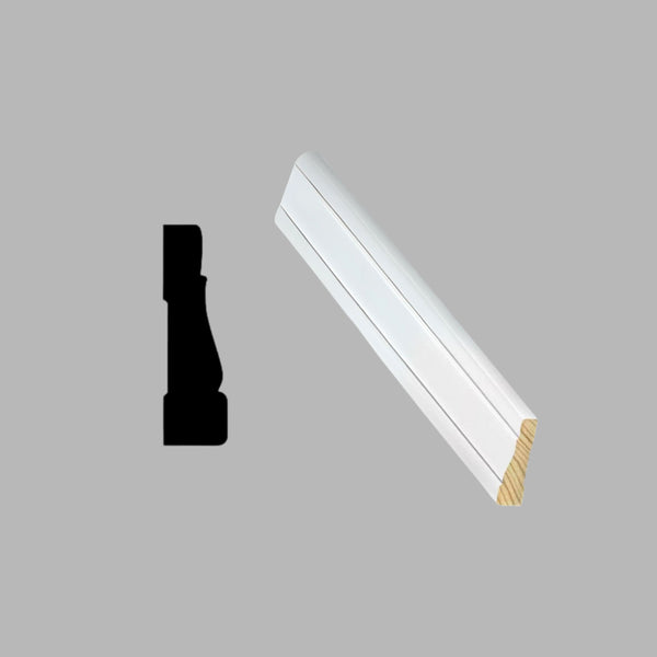 Revestimiento de pino de 2 1/4"