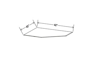 Smokey Ash- Corner Sink Front Floor for use with DCSF42