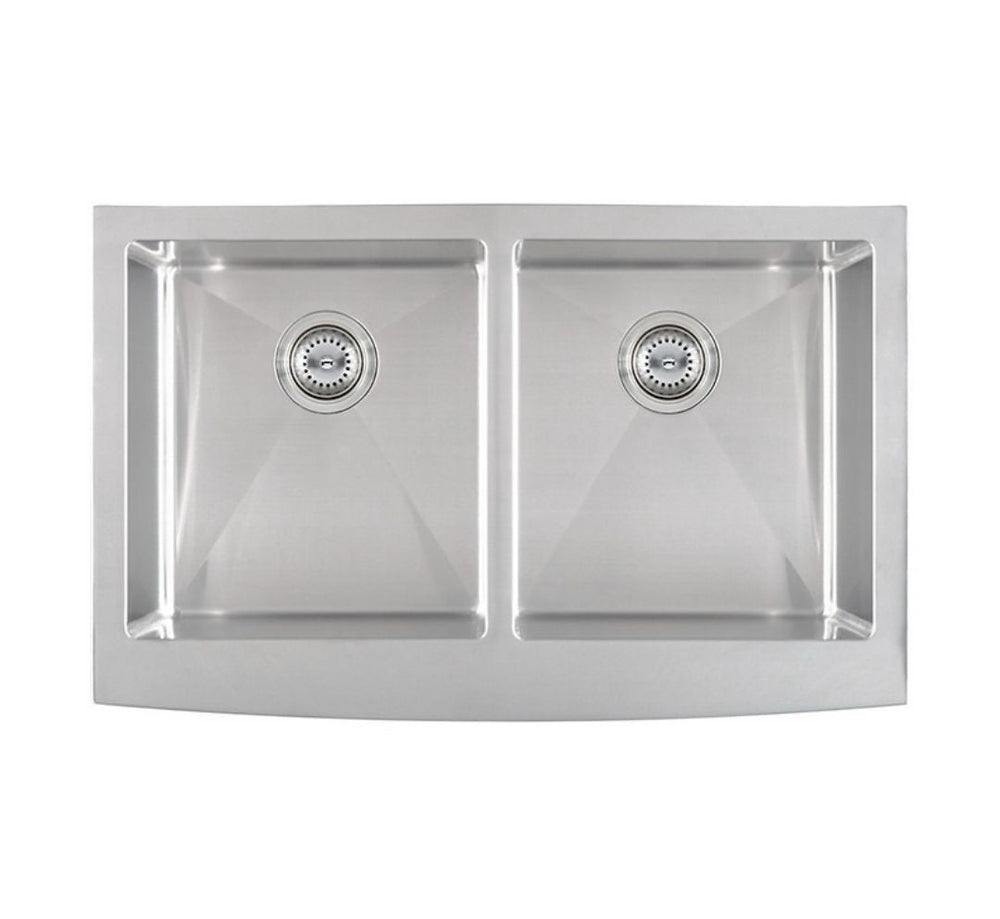 Ss 16 Gau Farmhouse Apron Double Bowl 50/50-3321