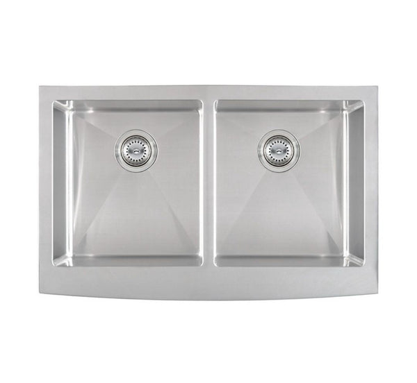 Ss 16 Gau Farmhouse Apron Double Bowl 50/50-3321
