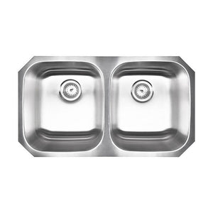 Ss 18 Gau Double Bowl 50/50-3118