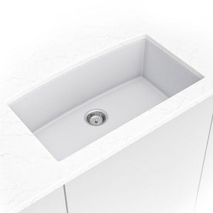White Quartz Single Bowl 3219