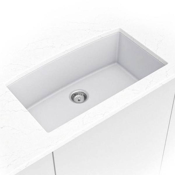 White Quartz Single Bowl 3219