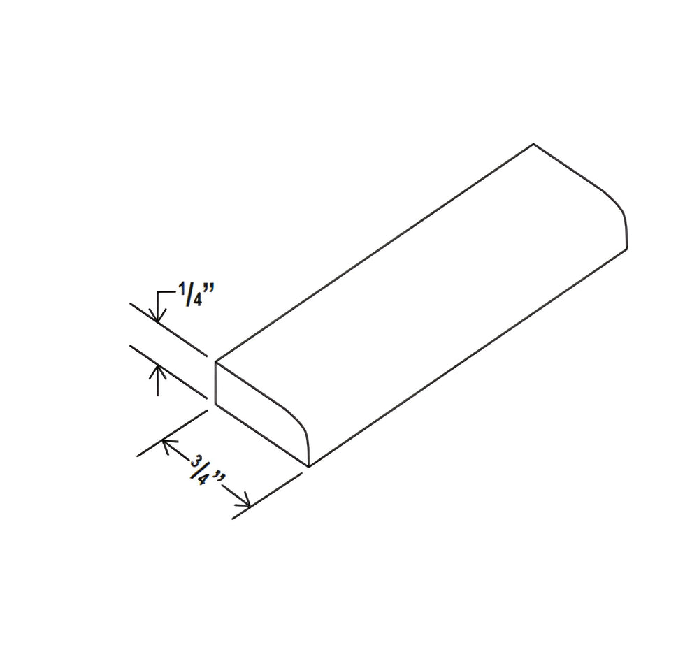 Greek Blue Shoe Molding