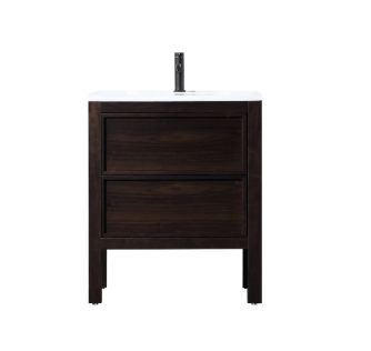 ANNECY 24" DARK WALNUT BATHROOM VANITY