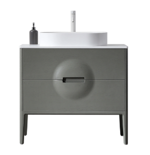 COLMAR 36” OLIVE GREEN BATHROOM VANITY