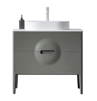 COLMAR 36” OLIVE GREEN BATHROOM VANITY
