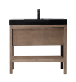 BIBURY 36" CHESTNUT OAK BATHROOM VANITY