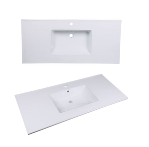 AD-C52-Vanity Top / Drop-in Rectangular Ceramic