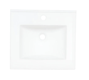AD-C62-Vanity Top / Drop-in Rectangular Ceramic Sink