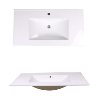 AD-E90-Vanity Top / Drop-in Rectangular Ceramic