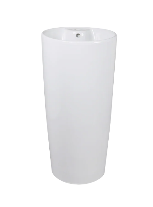 AD-C38-Pedestral Round Ceramic Backside Sink