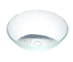AD-GL3-Vessel Round Glass Sink