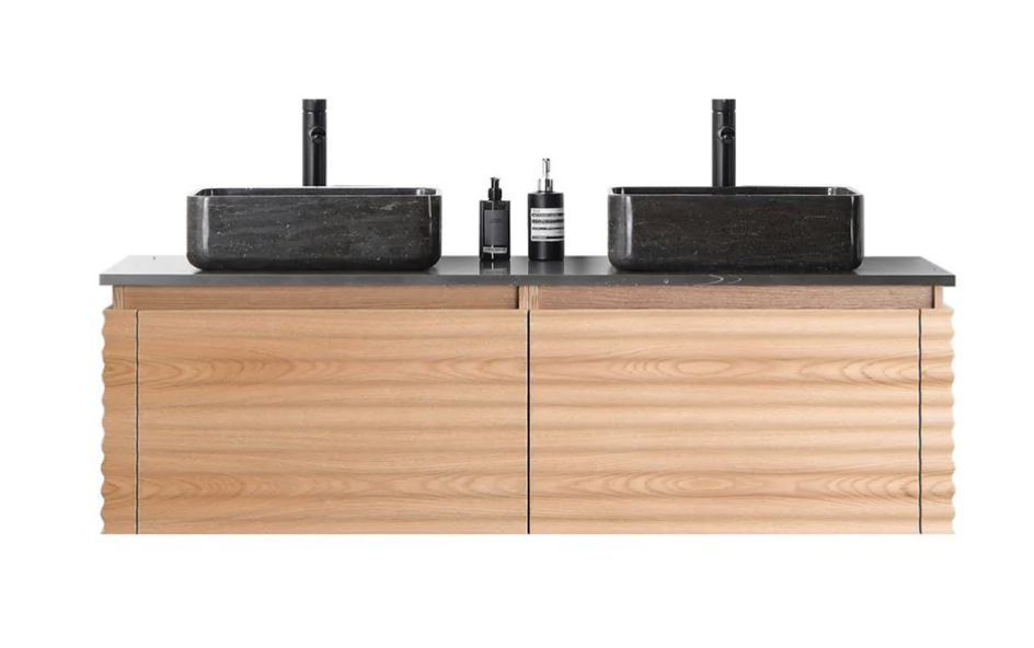 OCALA 60” MAPLE DOUBLE SINK BATHROOM VANITY