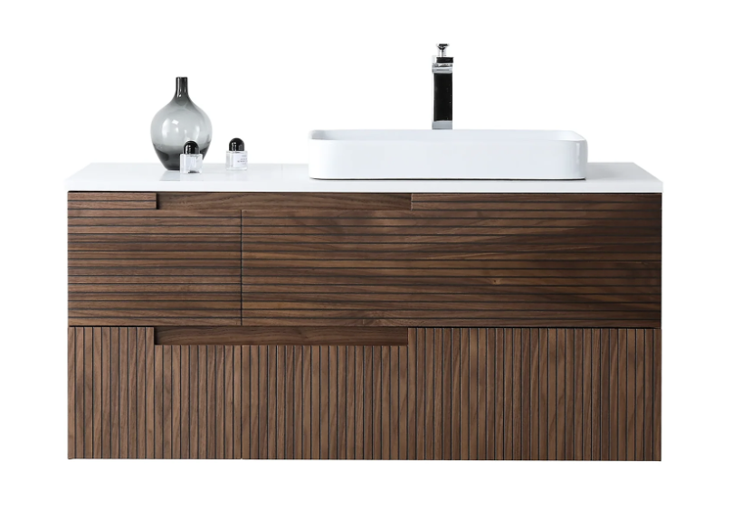 ORSA 48” WALNUT BATHROOM VANITY