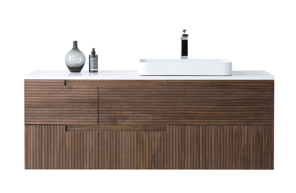 ORSA 60” WALNUT BATHROOM VANITY