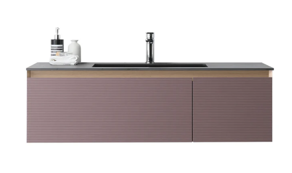 OSLO 48” CARAMEL/WHITEWASH BATHROOM VANITY