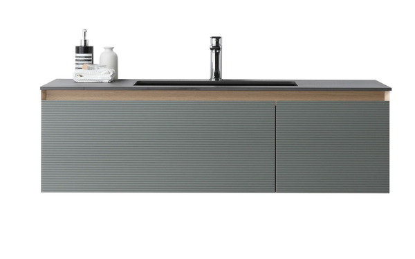 OSLO 48” SAGE GREEN/WHITEWASH BATHROOM VANITY