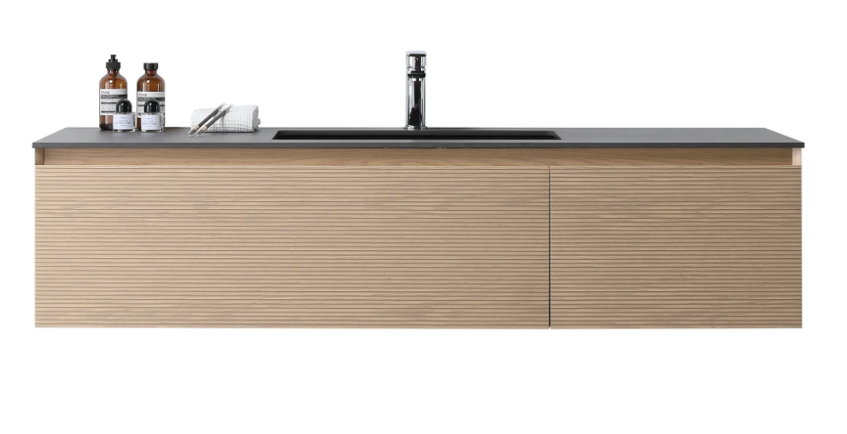 OSLO 60” WHITEWASH/WHITEWASH BATHROOM VANITY