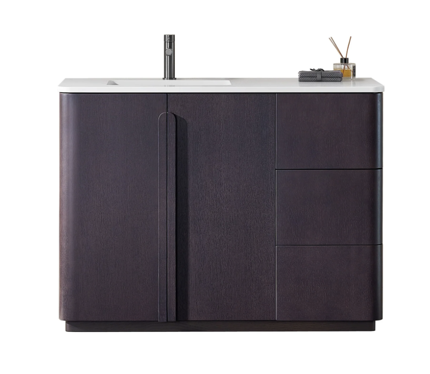 PARMA 48” ESPRESSO OAK BATHROOM VANITY