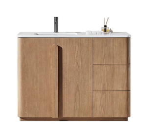 PARMA 48” NATURAL TEAK BATHROOM VANITY