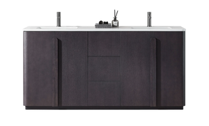 PARMA 72” ESPRESSO OAK BATHROOM VANITY